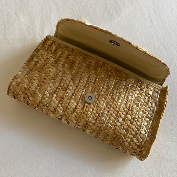 Pug Rattan Straw Clutch - Picture 4 of 6